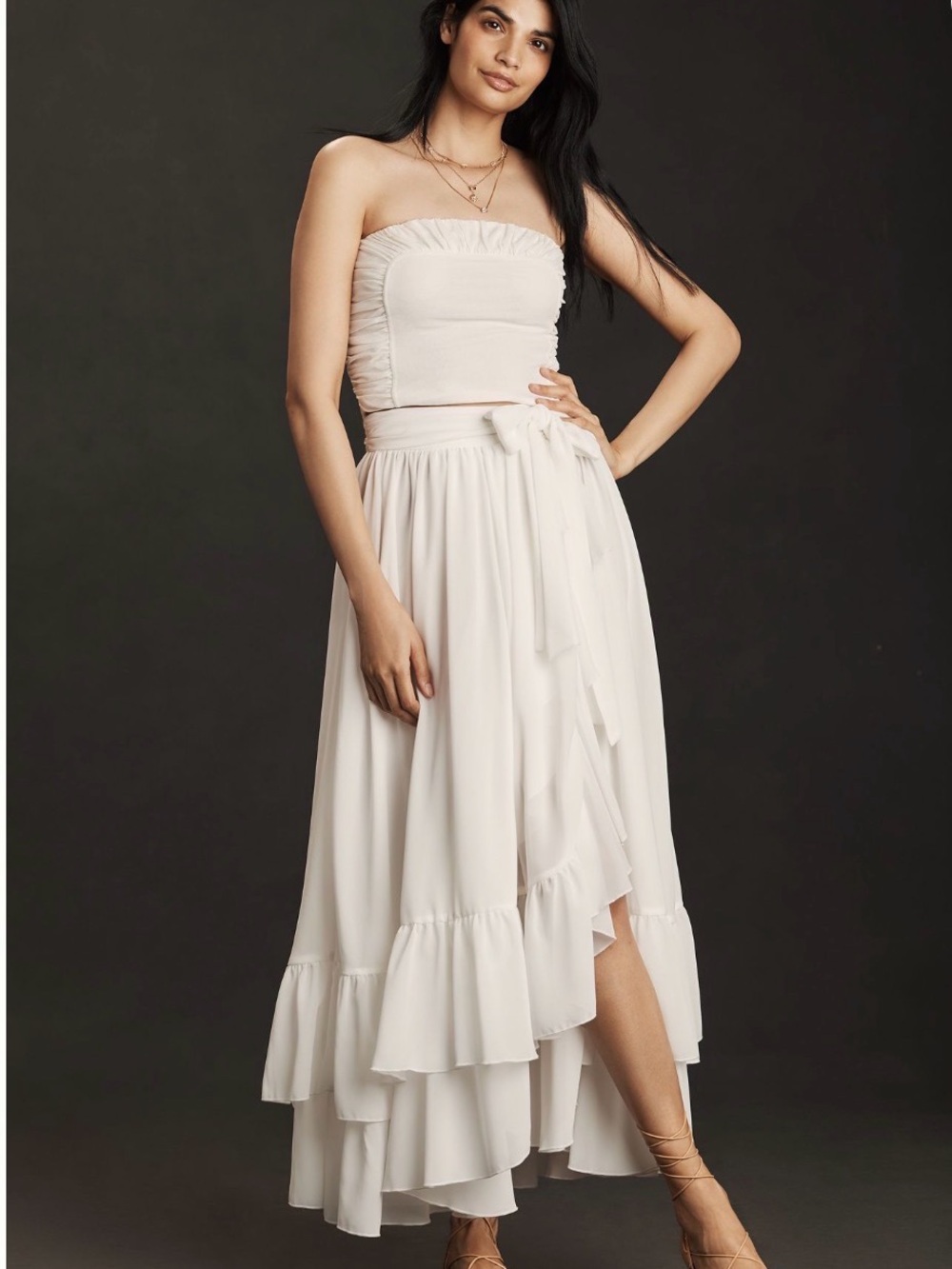 Bardot Mirela Wrap Maxi Skirt